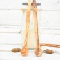 Long Handle Wooden Spoon - Ideal for Coffee Spices Herbs and Condiments