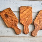 Olive Wood Charcuterie Board Set - Rustic Wooden Chopping Board 9x4 inches