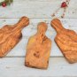 Olive Wood Charcuterie Board Set - Rustic Wooden Chopping Board 9x4 inches