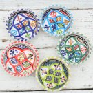 Handpainted Moroccan Ceramic Bowl - Decorative Clay Terracotta Dish Handpainted Moroccan Ceramic Bowl - Decorative Clay Terracotta Dish