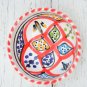 Handpainted Moroccan Ceramic Bowl - Decorative Clay Terracotta Dish