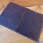 Brown Cowhide Leather Wallet - Slim Front Pocket Credit Card Holder for Men