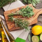Rustic Olive Wood Charcuterie Board with Handle - 94x42 Cutting Board