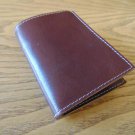 Brown Cowhide Leather Wallet - Slim Front Pocket Card Holder for Men Brown Cowhide Leather Wallet - Slim Front Pocket Card Holder for Men