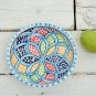 Handpainted Moroccan Ceramic Bowl - Small Salad Cereal Dish Holiday Gift