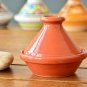 Fire Red Terracotta Tagine - Lead-Free Moroccan Spice Holder Perfect Gift