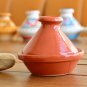 Fire Red Terracotta Tagine - Lead-Free Moroccan Spice Holder Perfect Gift