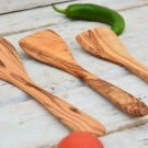 Olive Wood Spatula Set - Wooden Kitchen Utensils Set of 3 Olive Wood Spatula Set - Wooden Kitchen Utensils Set of 3