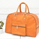 Camel Leather Weekender Duffel Bag - Unisex Travel Handbag Holiday Gift Camel Leather Weekender Duffel Bag - Unisex Travel Handbag Holiday Gift