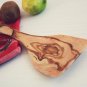Olive Wood Spatula - Large Kitchen Utensil for Cooking and Stirring