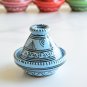 Moroccan Terracotta Tagine - Handpainted Ceramic Spice Bowl