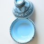 Moroccan Terracotta Tagine - Handpainted Ceramic Spice Bowl