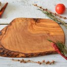 Rustic Olive Wood Charcuterie Board - 98x55 Wooden Cheese  Bread Board Wedding