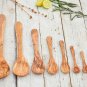 Olive Wood Spoon Set - 9 Piece Kitchen Cooking Utensils