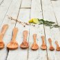 Olive Wood Spoon Set - 9 Piece Kitchen Cooking Utensils