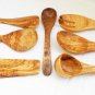 Olive Wood Utensil Set - Ladle Spatula Serving Set Perfect Gift