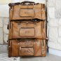 Leather Duffle Bag - Groomsmen Gift Travel Weekend Bag