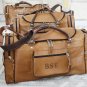 Leather Duffle Bag - Groomsmen Gift Travel Weekend Bag