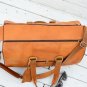 Personalized Leather Duffle Bag - Travel Weekend Gym Luggage