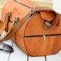 Personalized Leather Duffle Bag - Travel Weekend Gym Luggage