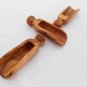 Wooden Salt Scoop Set - Tiny Measuring Spoon for Coffee  Sugar