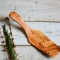Wooden Pastry Spatula - Olive Wood Cake  Tart Server Perfect Wedding Gift