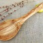 Olive Wood 133-Inch Large Spoon - Kitchen Cooking Serving Gift