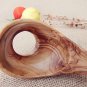 Hand Carved Olive Wood Ladle - 105-Inch Cooking Spoon Unique Kitchen Utensil