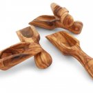 Wooden Measuring Scoop Set of 5 - Small Kitchen Utensils for Coffee and Salt Wooden Measuring Scoop Set of 5 - Small Kitchen Utensils for Coffee and Salt