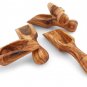 Wooden Measuring Scoop Set of 5 - Small Kitchen Utensils for Coffee and Salt