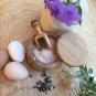 Wooden Measuring Scoop Set of 5 - Small Kitchen Utensils for Coffee and Salt
