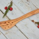 Wooden Large Spatula - 12 Inch Pierced Cooking Utensil Wooden Large Spatula - 12 Inch Pierced Cooking Utensil