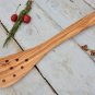 Wooden Large Spatula - 12 Inch Pierced Cooking Utensil