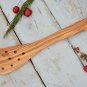 Wooden Large Spatula - 12 Inch Pierced Cooking Utensil