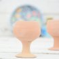 Moroccan Ceramic Communion Cup Set - Porcelain Water Goblet Wedding Gift