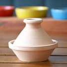 Natural Clay Tagine - Lead-Free Moroccan Spice Holder Minimalist Gift