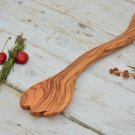 Olive Wood Snake Spoon - Long Curved Cooking Serving Spoon Olive Wood Snake Spoon - Long Curved Cooking Serving Spoon