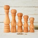 Olive Wood Salt and Pepper Mill - Rustic Spice Grinder for Kitchen Decor Olive Wood Salt and Pepper Mill - Rustic Spice Grinder for Kitchen Decor