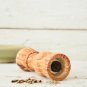 Olive Wood Salt and Pepper Mill - Rustic Spice Grinder for Kitchen Decor