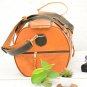 Light Brown Leather Duffel Bag - Vintage Style Weekend Bag