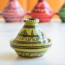 Moroccan Style Tagine - Handpainted Terracotta Spice Holder Bowl