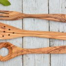 Olive Wood Cooking Spoons Set - 12-inch Kitchen Utensils Olive Wood Cooking Spoons Set - 12-inch Kitchen Utensils
