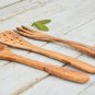 Olive Wood Cooking Spoons Set - 12-inch Kitchen Utensils