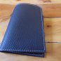 Personalized Black Leather Wallet - Minimalist Slim Credit Card Holder