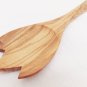 Olive Wood Spork - 10-Inch Salad Serving Utensil Kitchen Gift