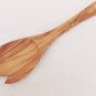 Olive Wood Spork - 10-Inch Salad Serving Utensil Kitchen Gift
