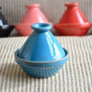 Blue Sky Ceramic Tagine - Lead-Free Moroccan Spice Holder