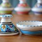 Handpainted Blue Sky Clay Tagine - Moroccan Style Spice Holder