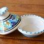 Handpainted Blue Sky Clay Tagine - Moroccan Style Spice Holder