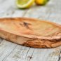Olive Wood Boat Bowl - Rustic Kitchen Centerpiece Gift Under 30